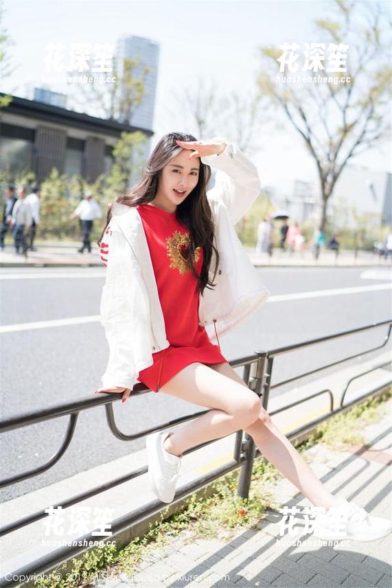 MiStar魅妍社-陈嘉嘉Tiffany MiStar魅妍社 - 啊,陈嘉嘉Tiffany户外的分享,比春天的花儿还要俏皮可爱!