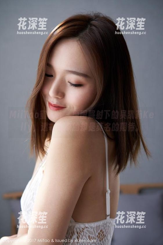 MiiTao蜜桃社 - 原图照射下的吴凯莉Kelly，透明带来的却是莫名的期待。