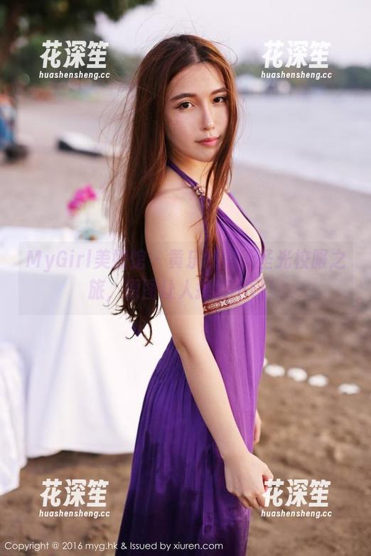 MyGirl美媛馆 - 黄乐然的无圣光校服之旅，原图让人捧腹不已！