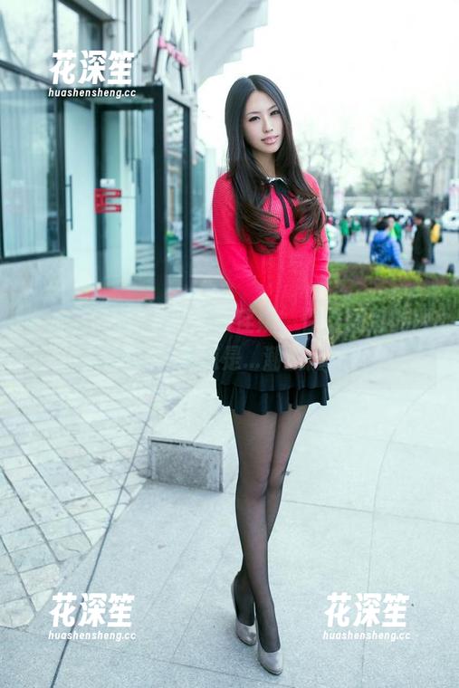 TuiGirl推女郎-Yu佳妮 TuiGirl推女郎 - Yu佳妮,你这图包的网袜搭配,难道是...潮流前端?