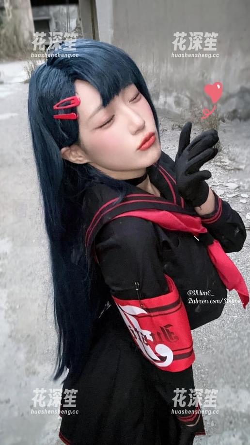 弥美Mime 看,她在掌控一切,弥美Mime的少女前线HK416写真极致魅惑!